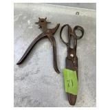 Hole Punch & Large Scissors