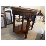 OVAL END TABLE  30" X 18" X 23"