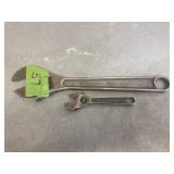 4" & 10" Adjustable Wrench