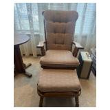 GLIDER ROCKER W/STOOL