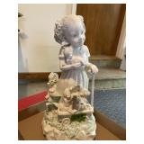 LITTLE GIRL PLASTIC YARD ART