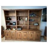 BOOKSHELF  96" X 18" X  63" W/REMOVABLE TOP