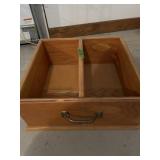 WOOD BOX  16" X 16" X 8"