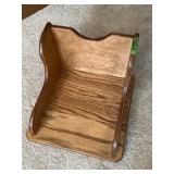 WOOD SHELF  16" X 16" X  12"