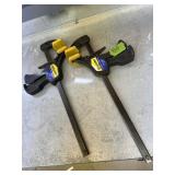 Two 12" Quick Grip Bar Clamps
