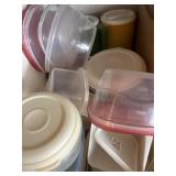 MISC TUPPERWARE & RUBBERMAID CONTAINERS