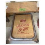 Shop Stool on Wheels