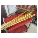 Six MCC Square Yard Sticks