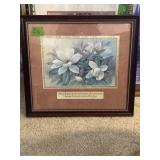 PICTURE W/BIBLE VERSE  19" X 18"