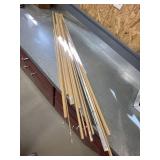 8 Misc. dowel rods