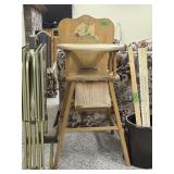 WOOD HIGH CHAIR
