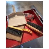 BRUSHES AND DUST PAN