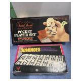 DOMINOS & TRIVIAL PURSUIT POCKET GAME