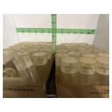 40 clear plastic tube containers