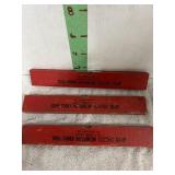 3 WOOD LEVELS FROM HUTCHINSON ELECTRIC COOP