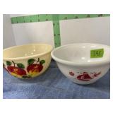 2 MIXING BOWLS