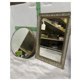 2  VANITY MIRRORS