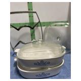 9 1/2 & 10 CORELLE CASSEROLE DISHES WITH LIDS
