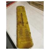 METAL THERMOMETER MISSING THE THERMOMETER