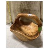WOODEN BOWL LIVE EDGE