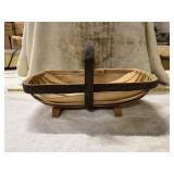 THOS. SMITH HANDMADE WOOD BASKET