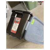 Tote w/lid   23 x 15 x 16