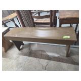 Wood Bench  42 x 11 x 17