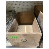 WOOD BOX  12" X 20" X 11"