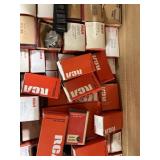 Approx 40 transistors, resistors, switches, misc