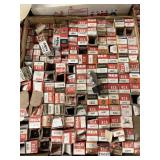 Approx 140 small TV tubes