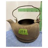 CAST IRON KETTLE  NO LID