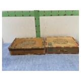 2 CIGAR BOXES