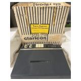 Claricon 2 speed Portable Transistor Tape Recorder