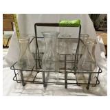 MILK CARRIER W/SEVEN BOTTLES