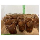 6 WATER GLASSES & 6 JUICE GLASSES