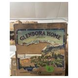 GLENDORA HOME ORANGE BOX  12" X 12" X 23"