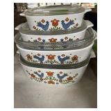 4 PIECE CASSEROLE DISHES