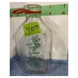 THE OAKS FARM DAIRY MILK BOTTLE