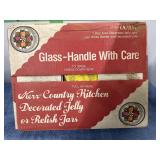 12 Kerr glass jelly jars - NIB