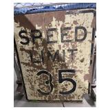 Wood Speed Limit Sign   24 x 30