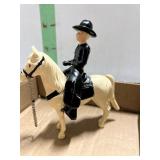 PLASTIC HORSE AND COWBOY