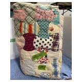 VINTAGE TIED COMFORTOR  80" X 88"