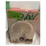 CHRISTMAS LAMP W/CANDLE  NIB