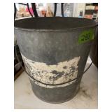 GALVANIZED BUCKET  14" X 14"