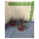12 PIECE CHRISTMAS WATER GLASSES