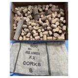 CORK BAG WITH CORKS