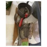 KRAUT CUTTER WITH VINTAGE SPOONS AND GRINDER