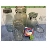 1 GALLON JARS WITH GLASS LIDS