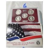 2010 Silver quarteres (America the Best) proof set