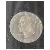 1971 Eisenhower proof silver dollar